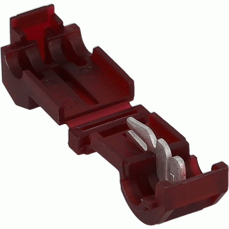 RTT | Red Insulation Displacement Connector 22-18 Ga - 100 Pack